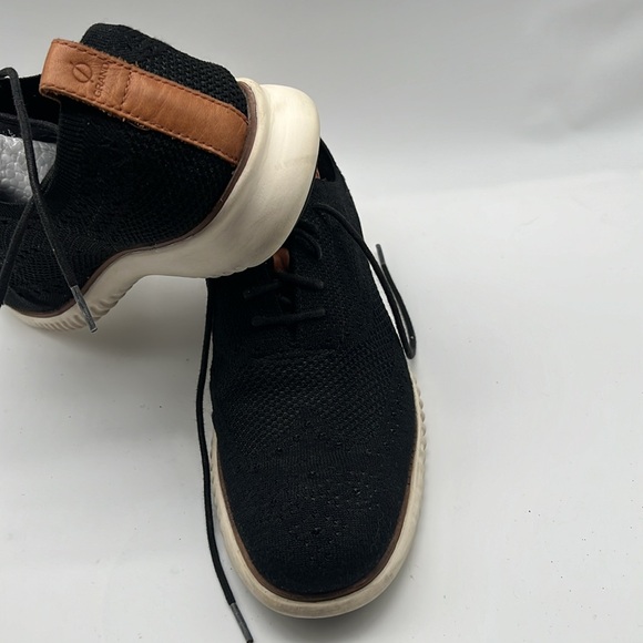 Cole Haan Mens Black 2.Zerogrand Stitchlite Wingtip Oxford  Knit GrandOS SZ 9.5M - Picture 4 of 9